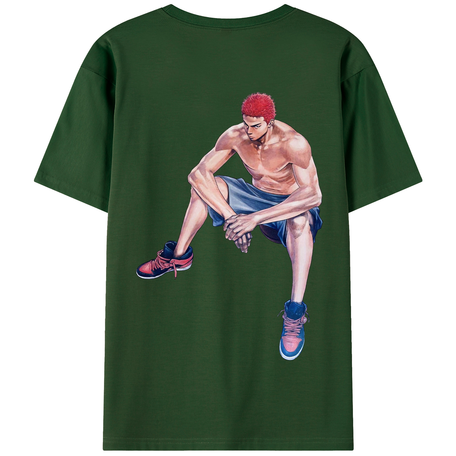 SLAM DUNK／スラムダンク 綿100％半袖Tシャツ（背面プリント）